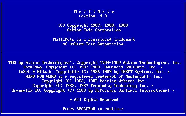 Multimate 4.0 - Splash